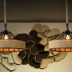 Japanse Stijl Ronde Katoen Hennep Touw Hanglamp