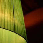 Nordic stijl stoffen lampenkap slaapkamer vloerlamp